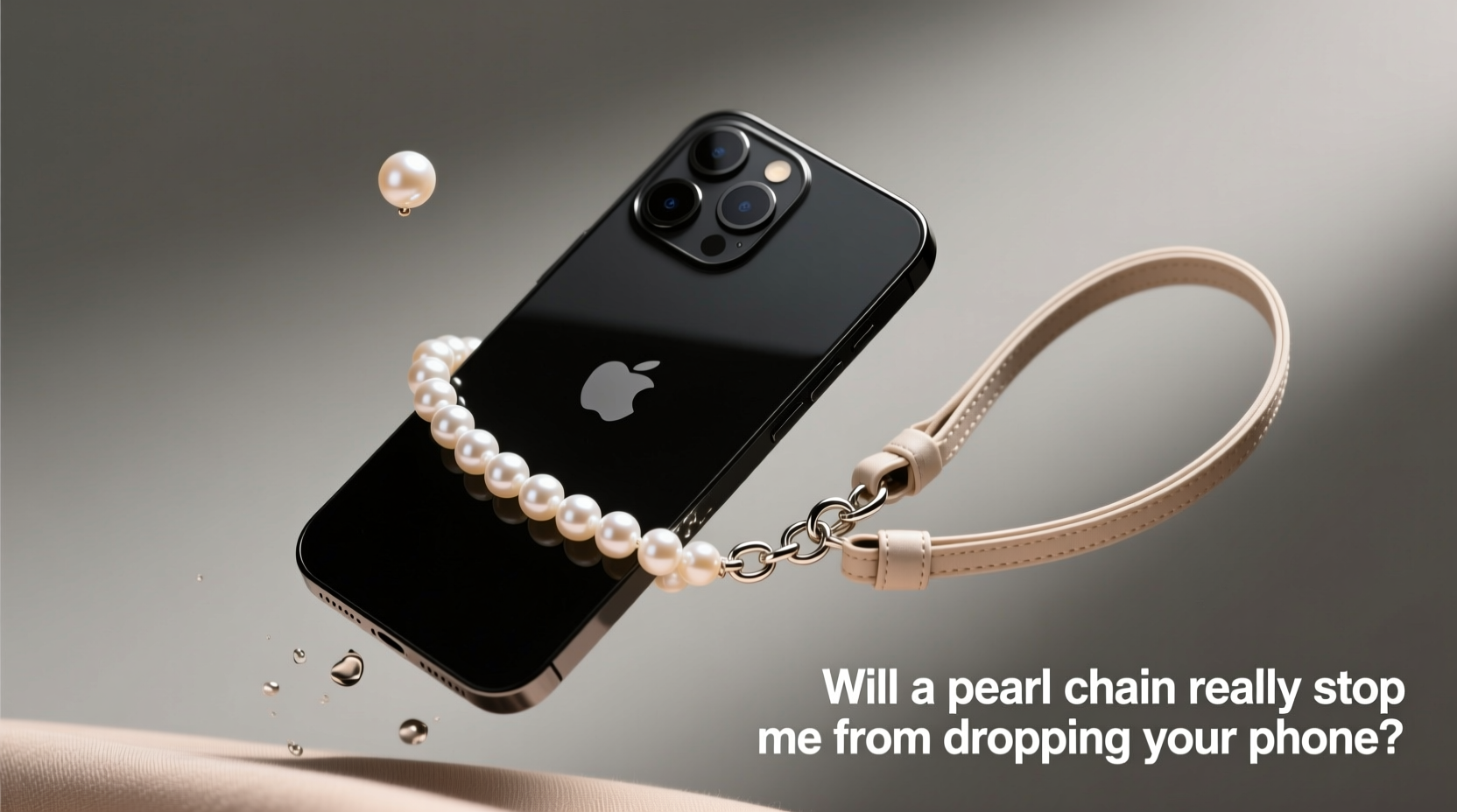pearl phone chain vs wristlet strap will a pearl chain really stop me from dropping my phone