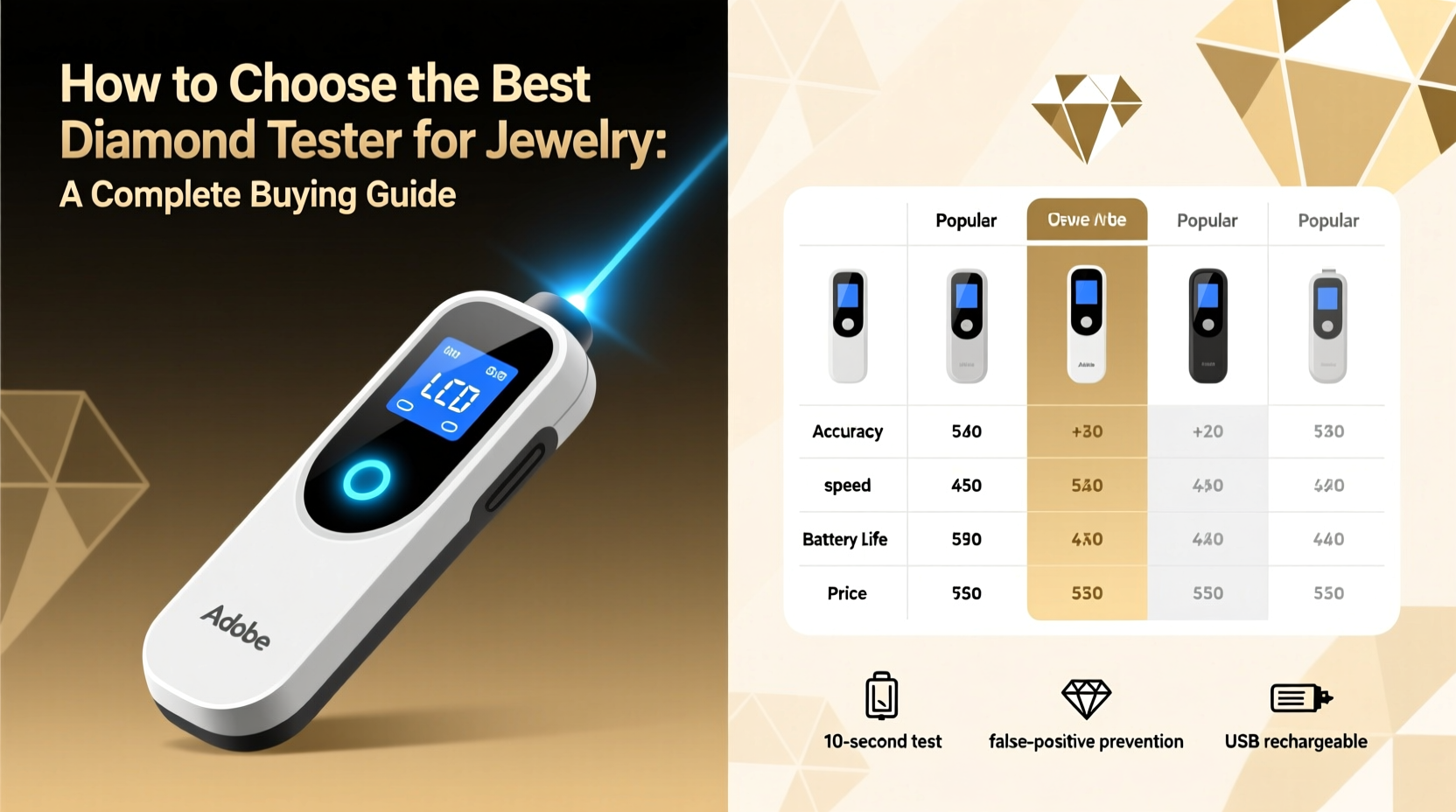 How to Choose the Best Pass Diamond Tester for Jewelry Authentication