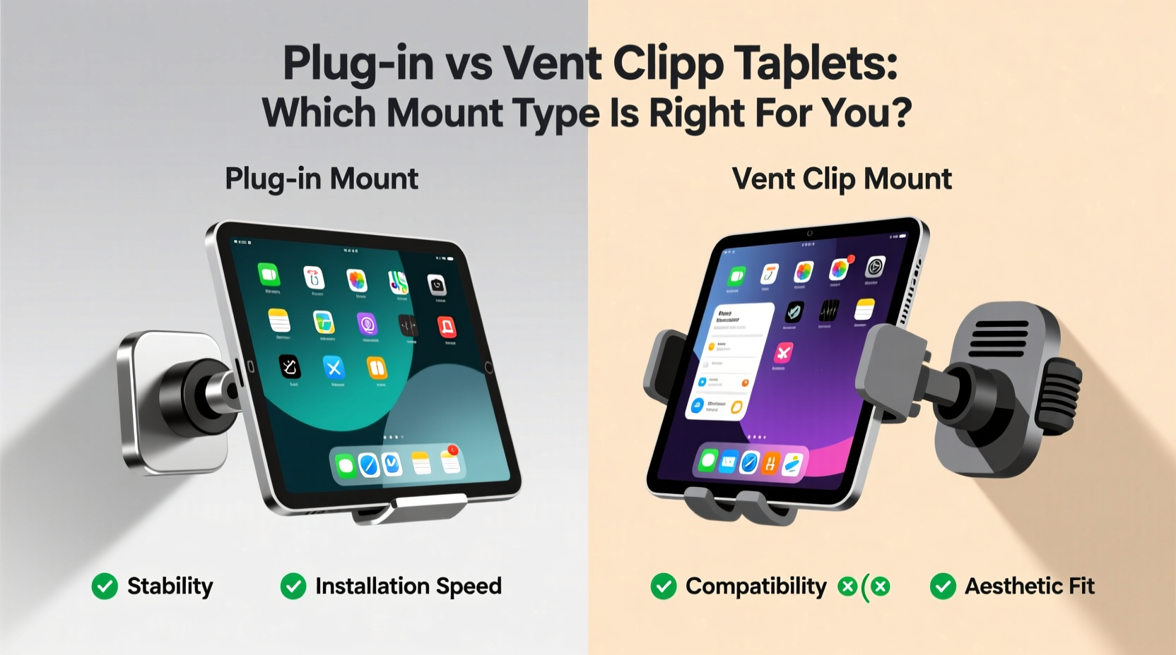 plug in vs vent clip tablets