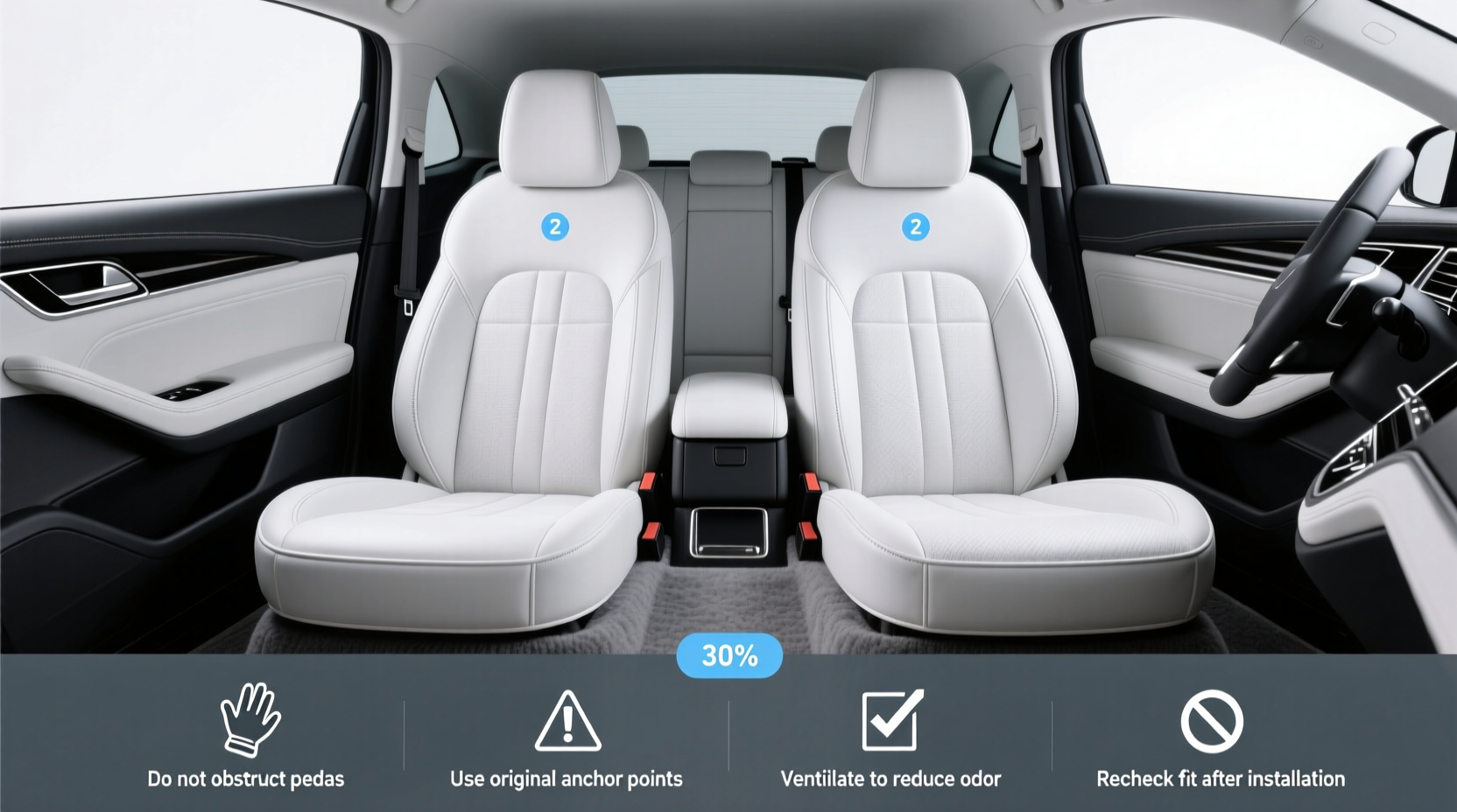 2 piece car seat covers