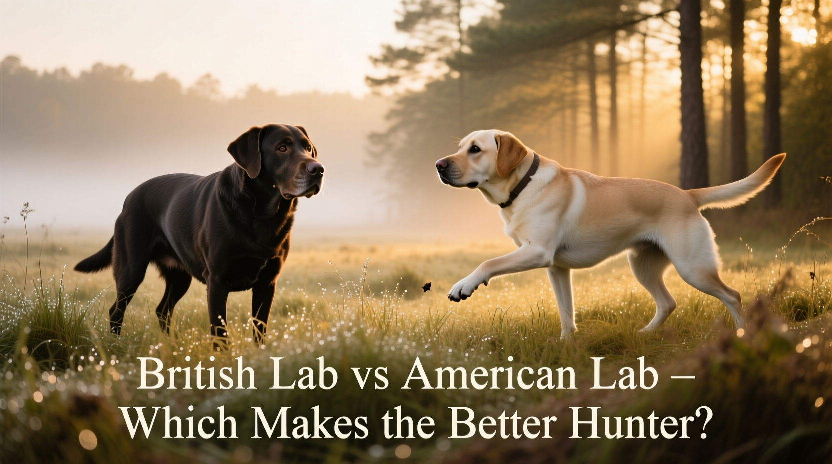 british lab vs american lab is one really a better dog for hunting