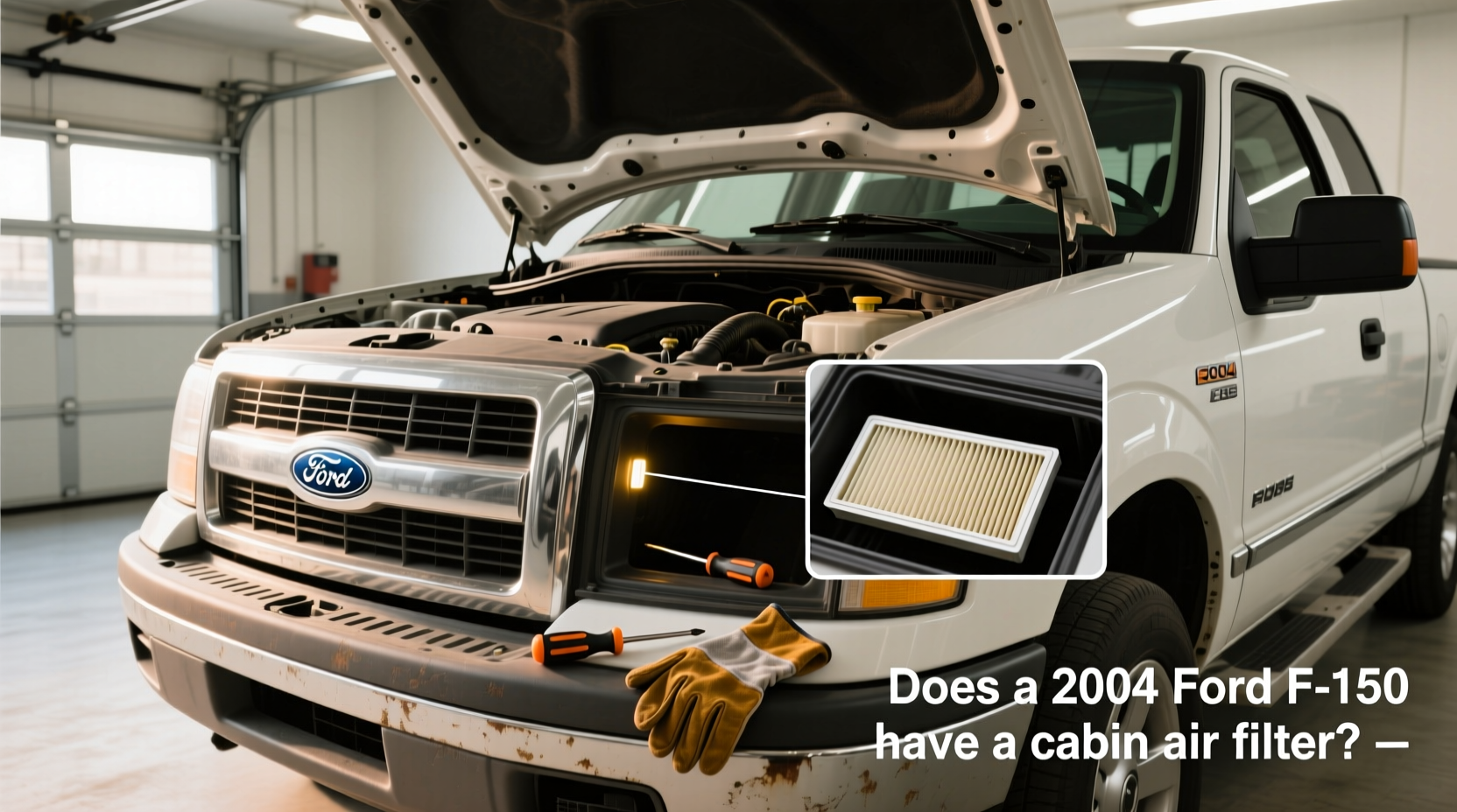 2004 f150 cabin air filter yes or no 