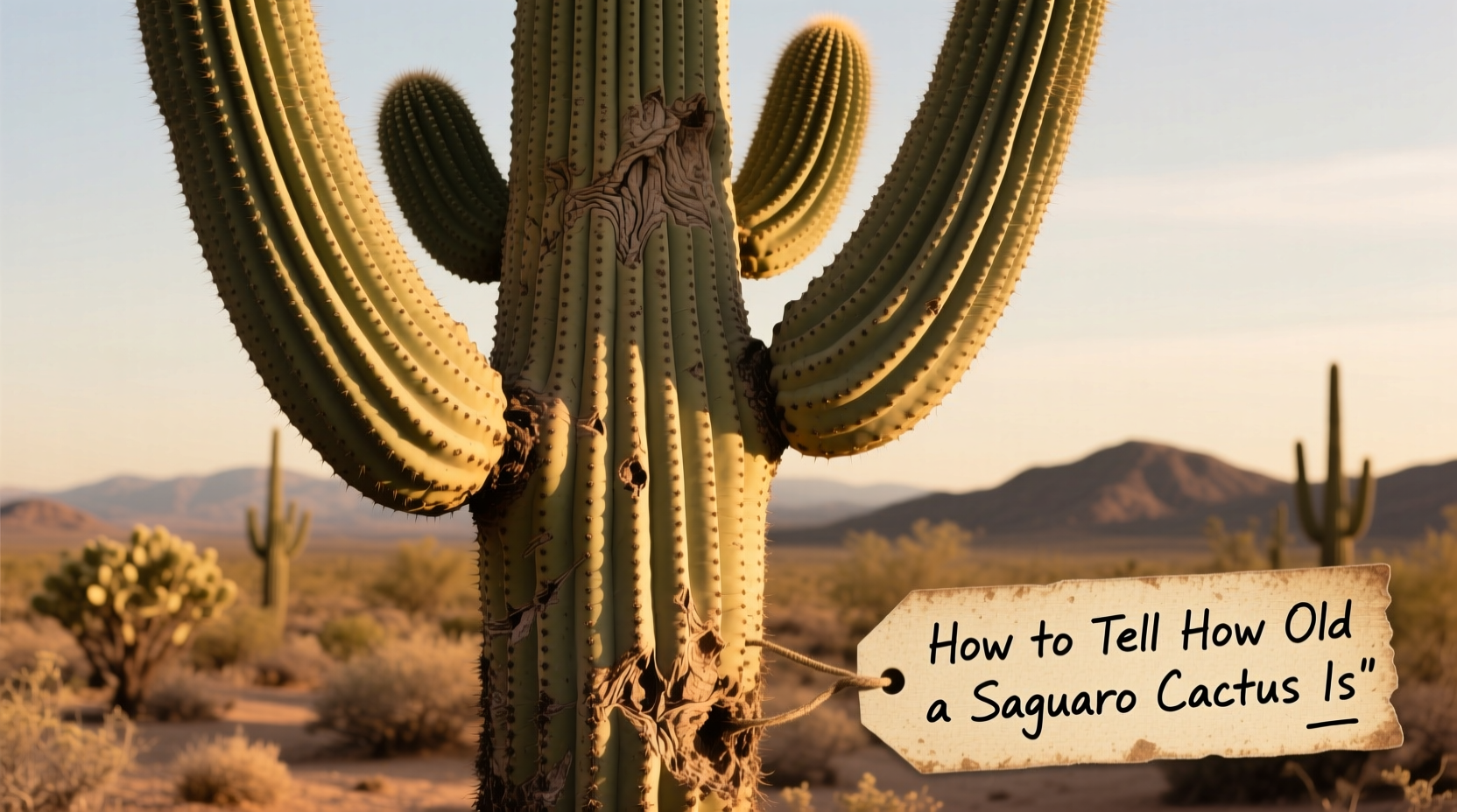 How to Tell How Old a Saguaro Cactus Is