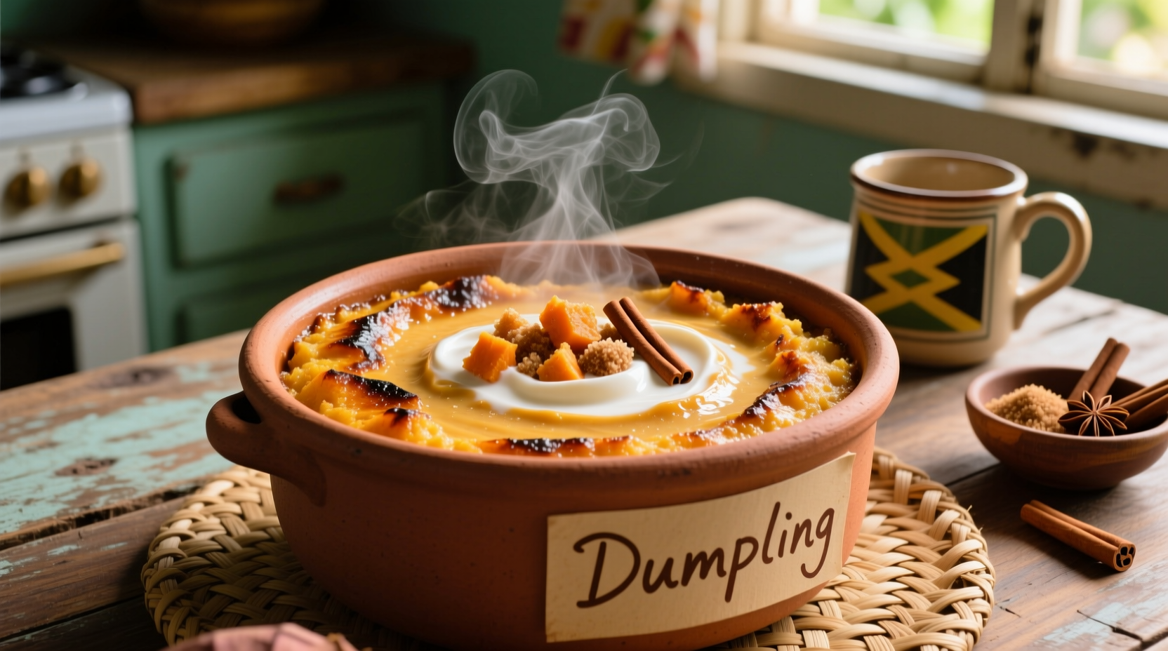 Authentic Jamaican Sweet Potato Pudding Recipe & History