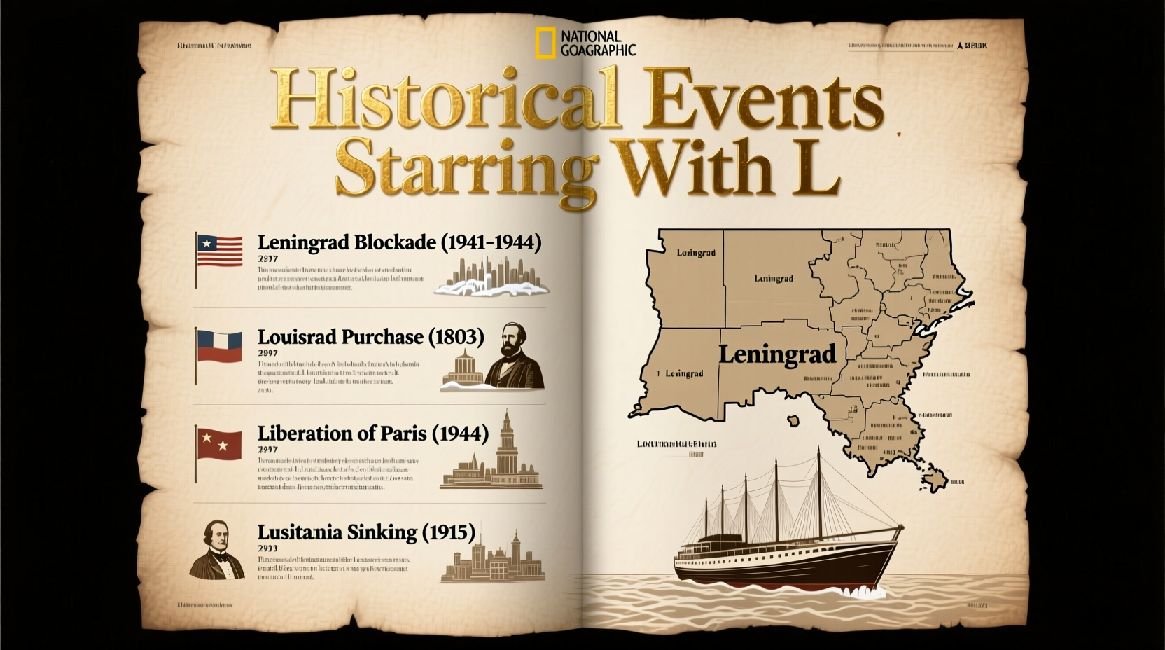 historical events that start with l