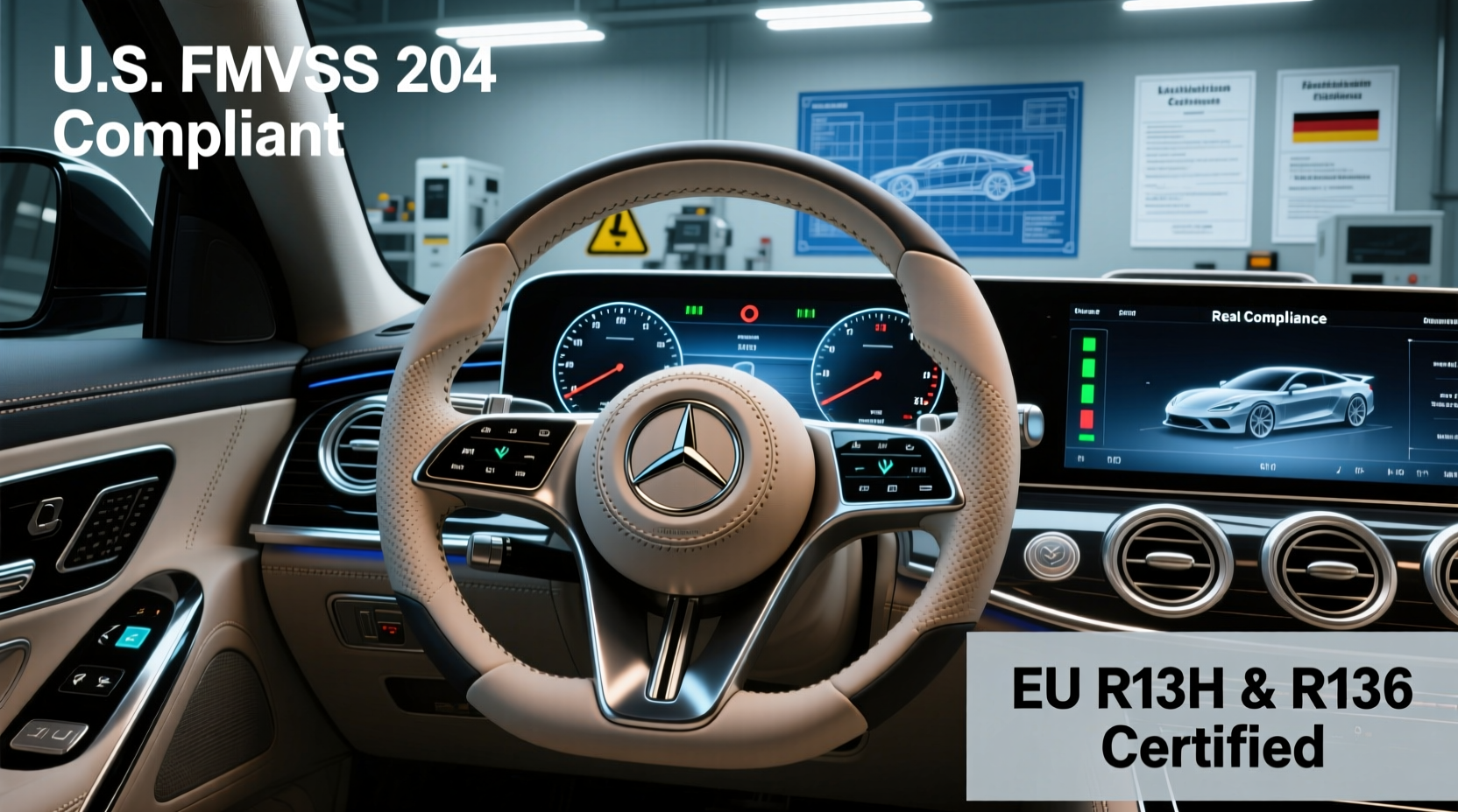 maybach steering wheel legality