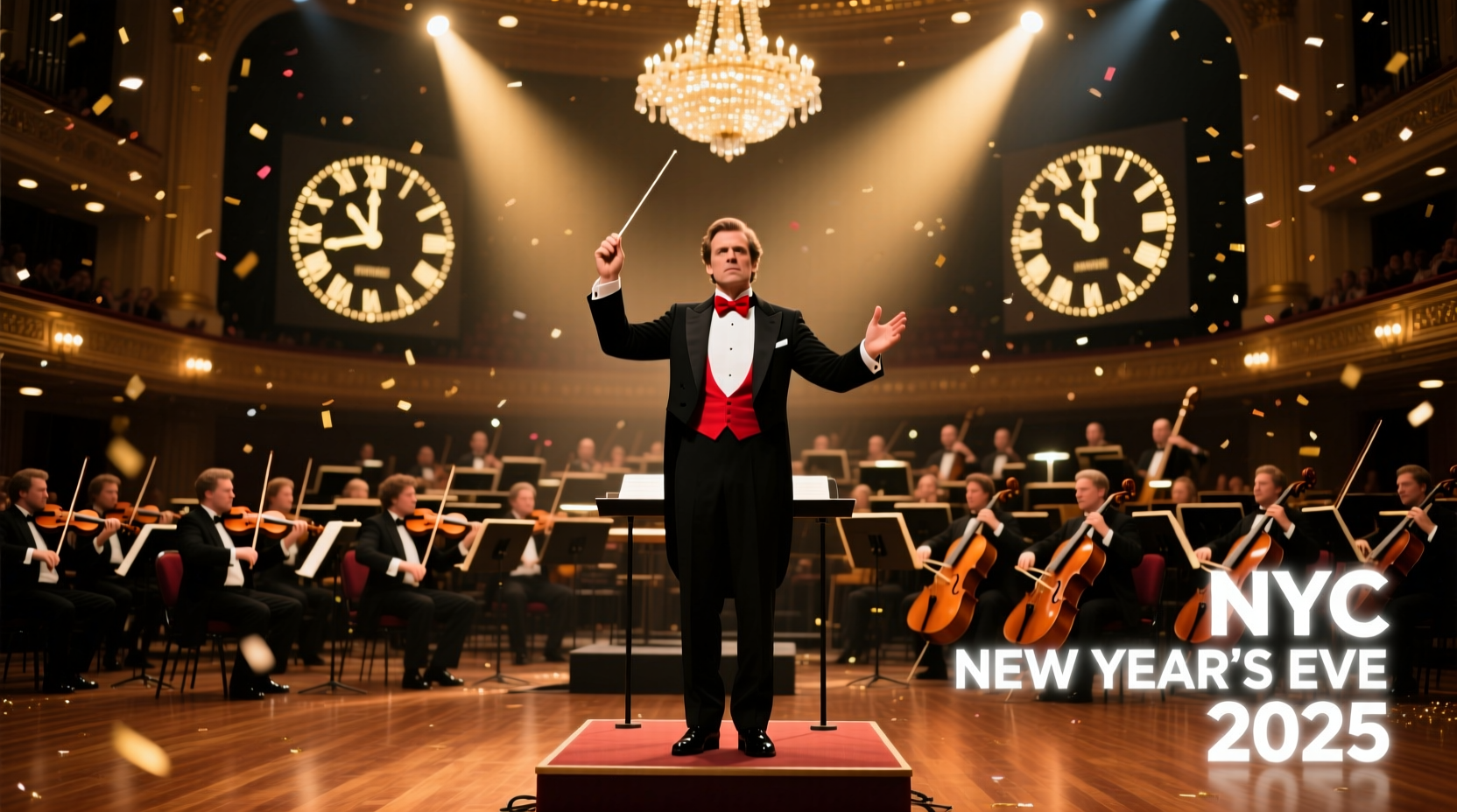 How Is the Conductor at New Year's Eve Concert in NYC?