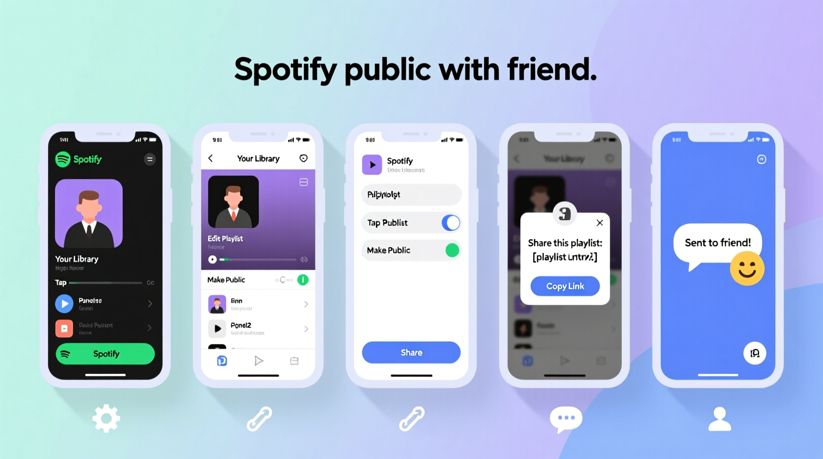 step by step guide to making your spotify playlist public and sharing it with friends