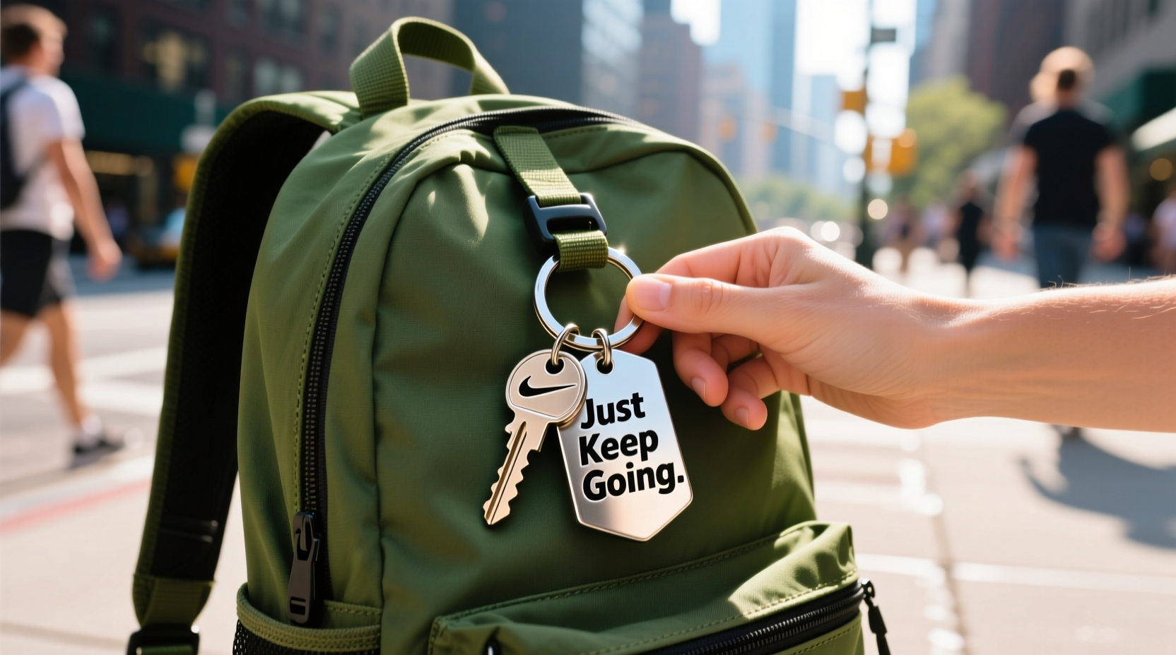 creative ways to style a fitness keychain on your backpack for everyday motivation