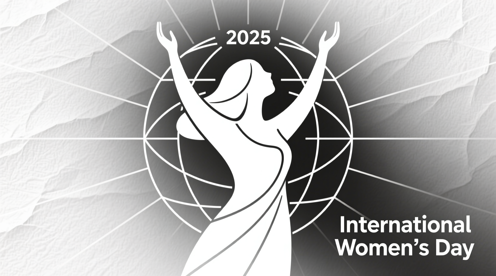 international womens day logo white