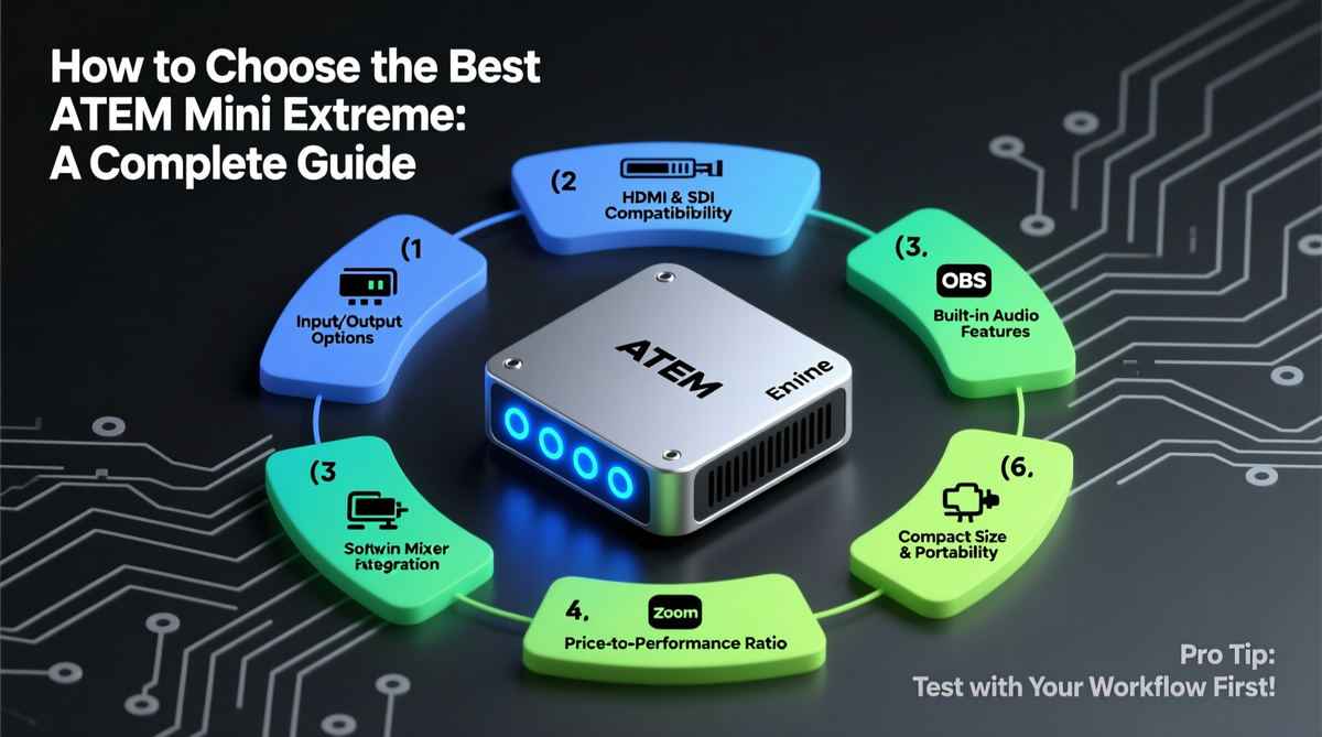 How to Choose the Best ATEM Mini Extreme for Your Live Production