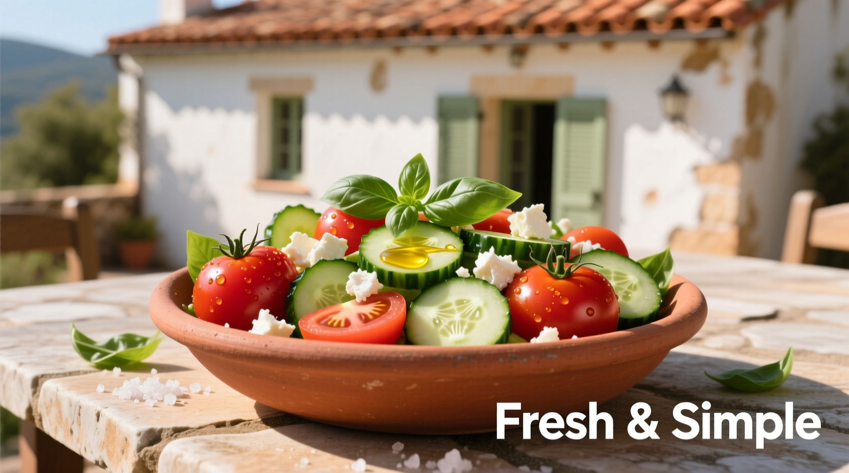 Perfect Cucumber Tomato Mediterranean Salad Recipe
