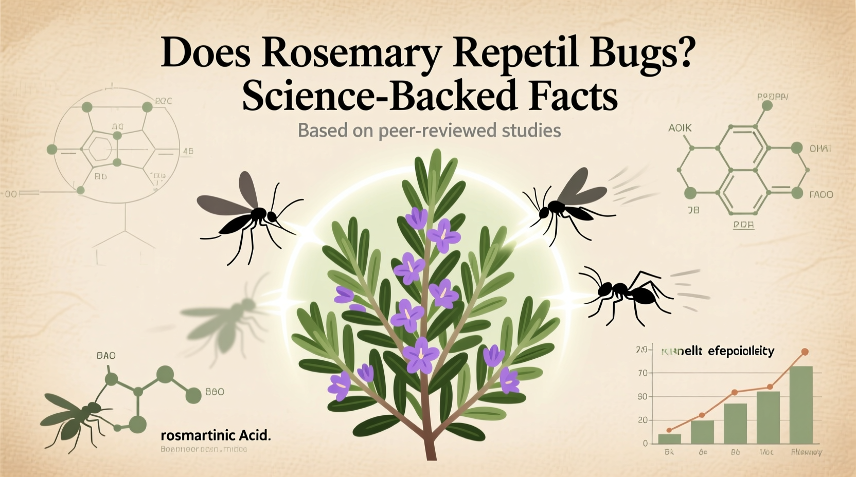 does rosemary repel bugs