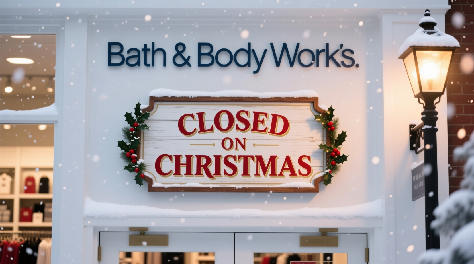 is bath and body works open on christmas