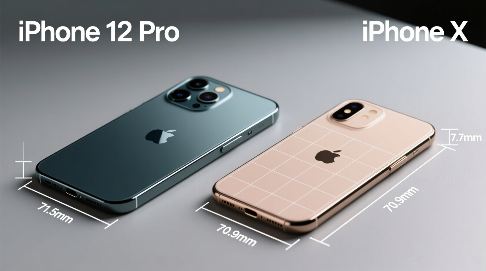 is the iphone 12 pro really that much bigger than the iphone x size comparison