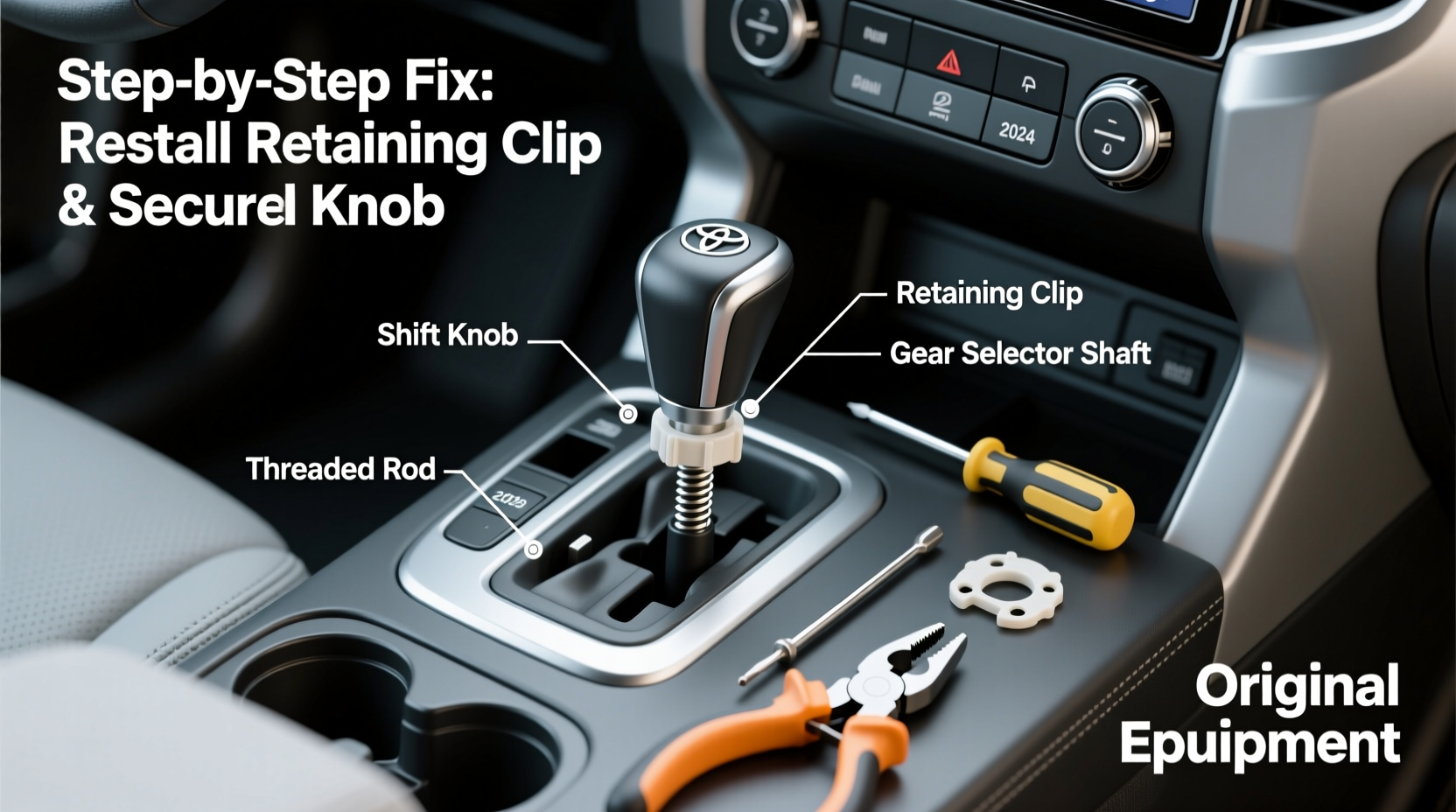 tacoma shift knob loose fix