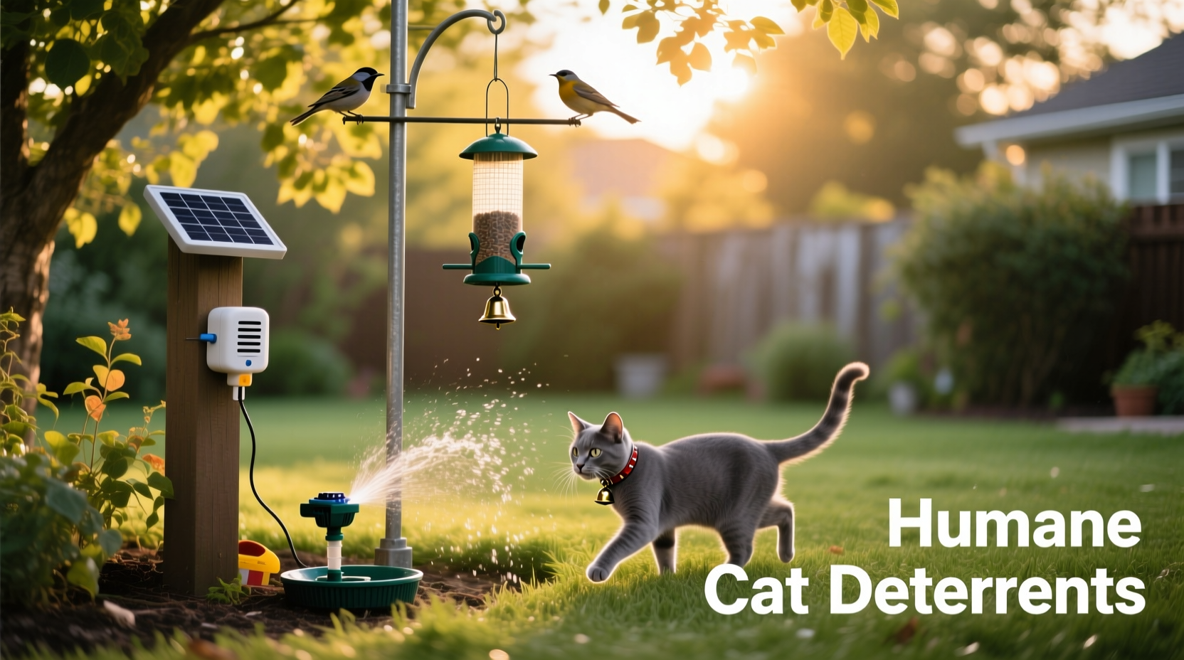effective strategies to keep stray cats away from your bird feeders without harm