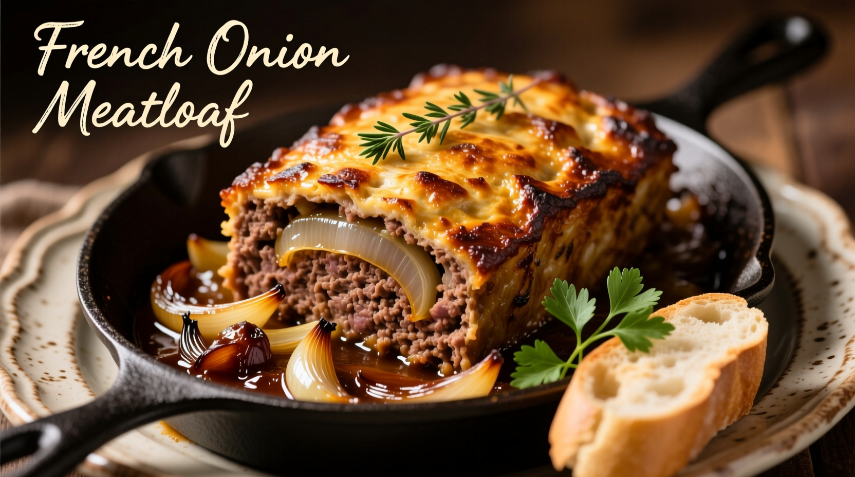 Perfect French Onion Meatloaf Recipe in 85 Minutes