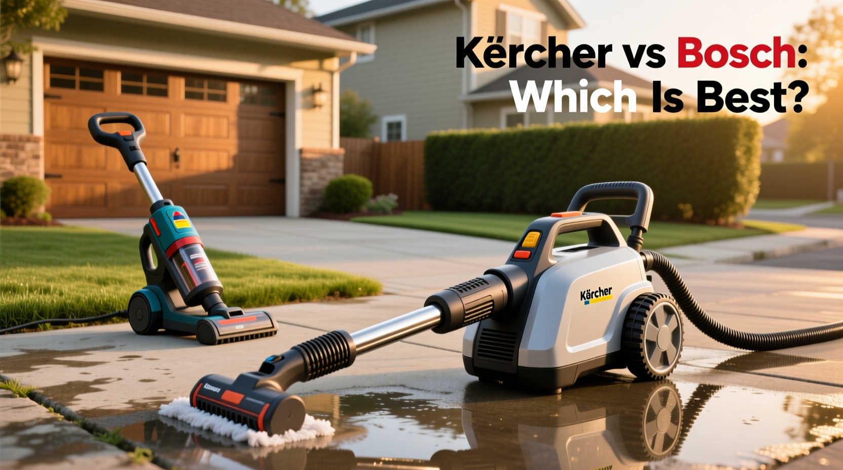 How to Choose Between Kärcher and Bosch Pressure Washers