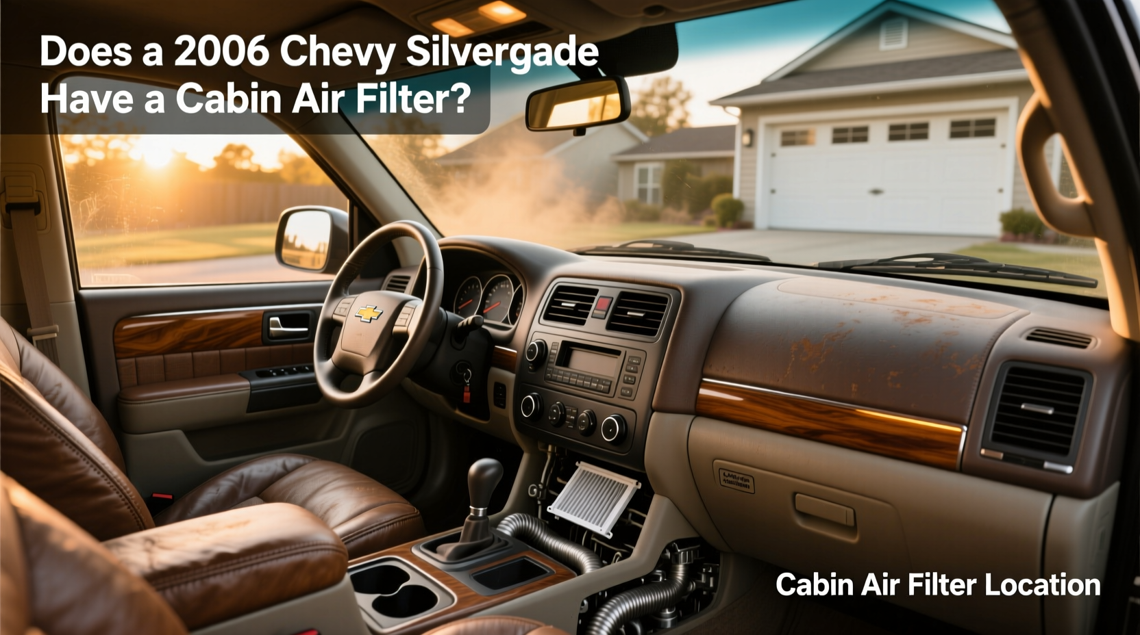 2006 silverado cabin air filter check install guide