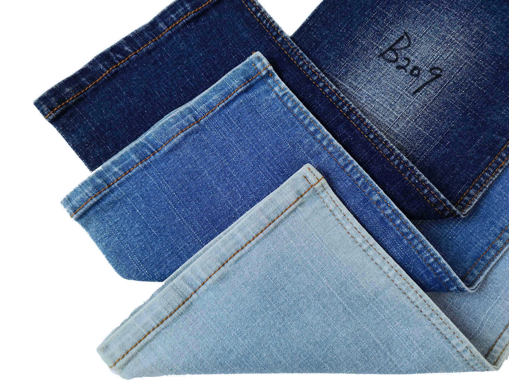 kb209特殊编织蓝色竹节棉牛仔面料 - buy denim fabric,cotton