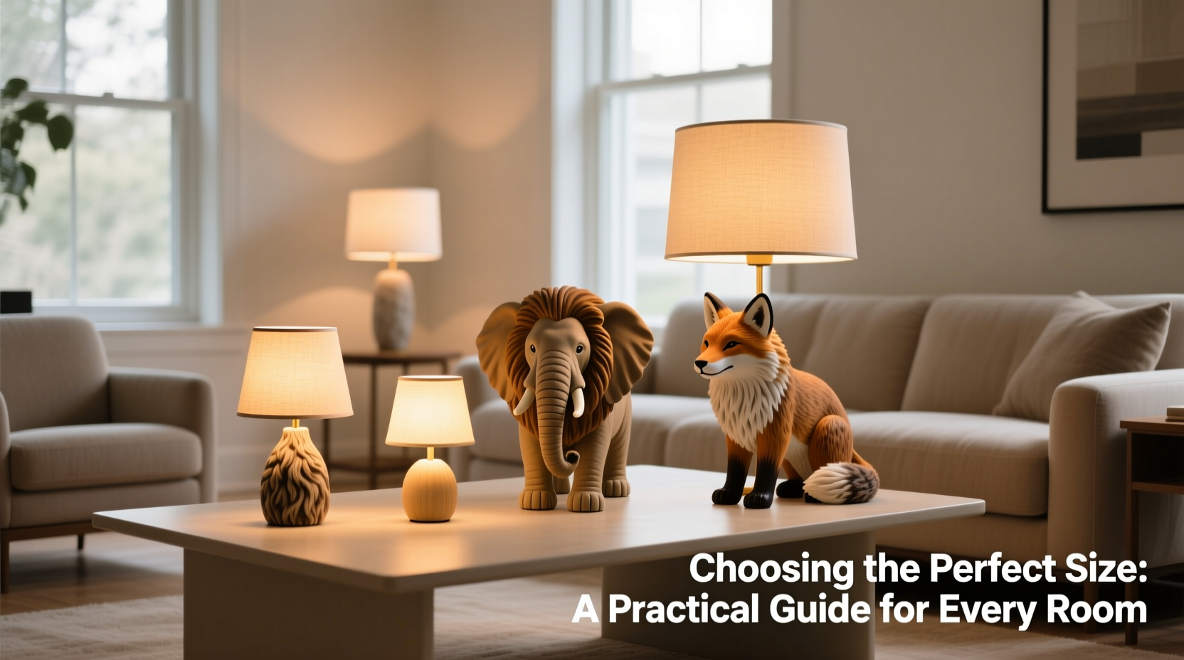 choosing the perfect size animal table lamp a practical guide for every room