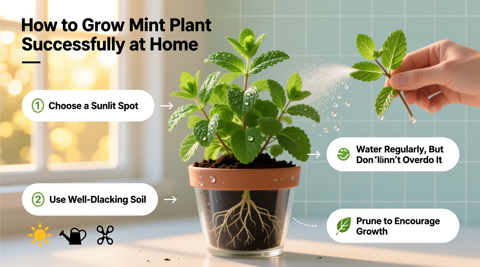 how to grow mint plant
