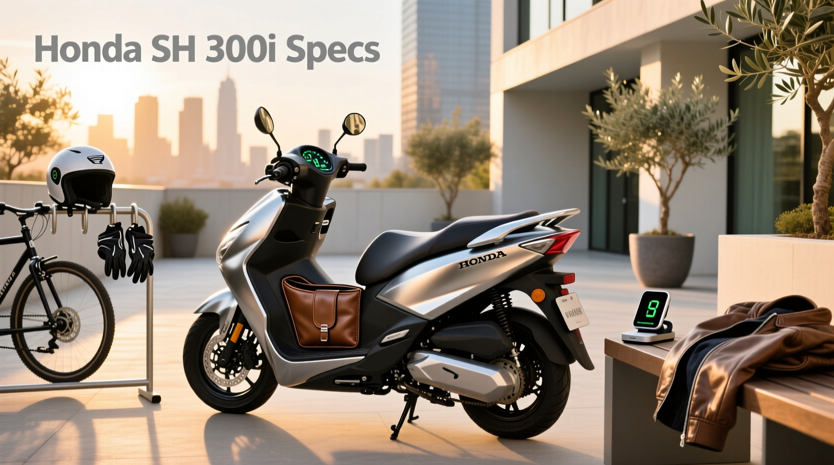 What are the Honda SH300i specs and key features?
