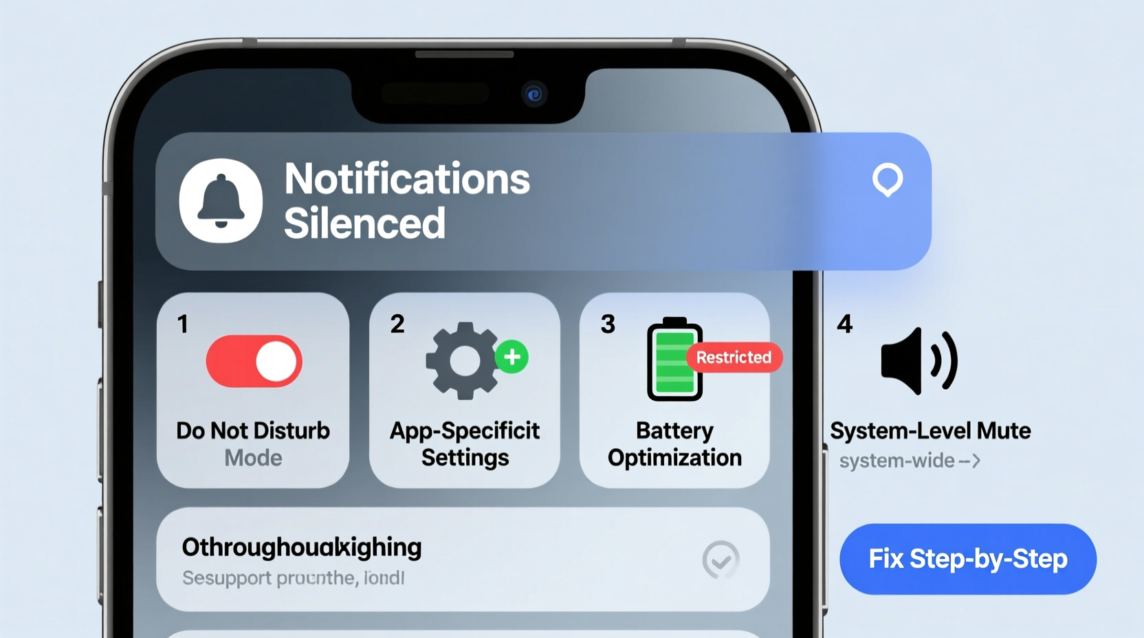 why are my notifications silenced causes troubleshooting