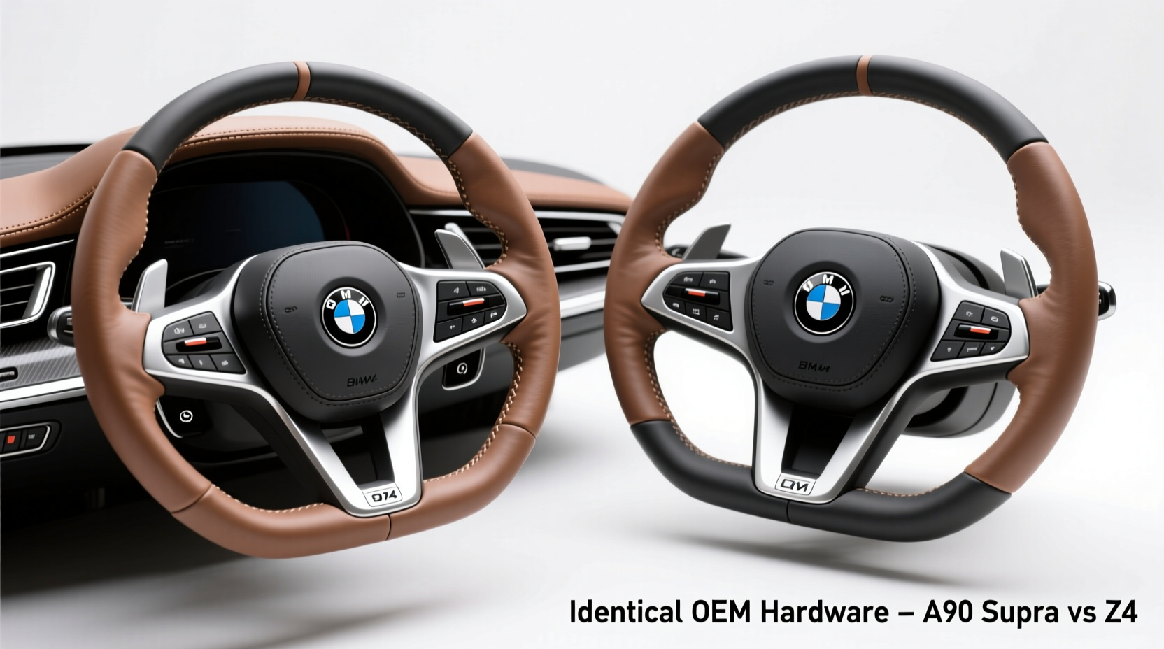 a90 supra vs z4 steering wheel