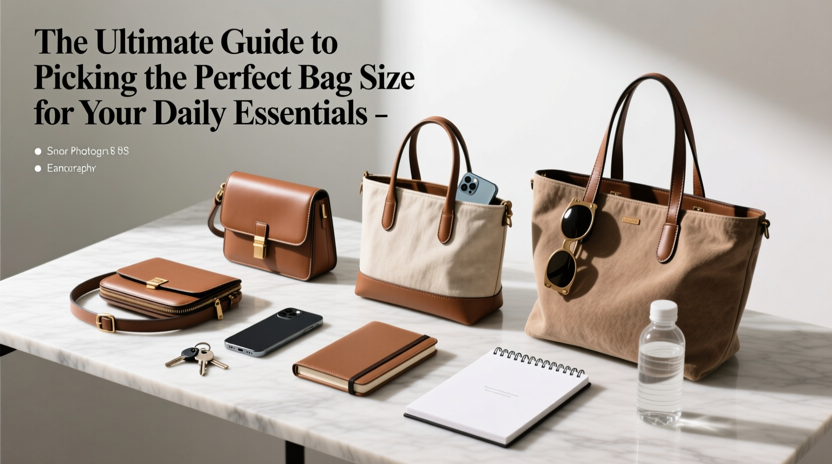 The Ultimate Guide To Picking The Perfect Bag Size For Your Daily ...