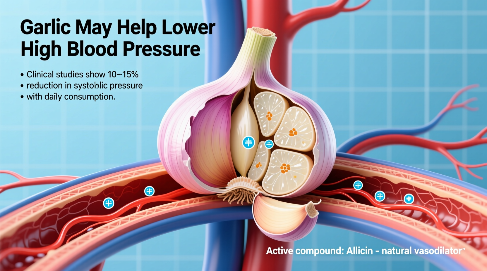 Garlic for High Blood Pressure: Science-Backed Benefits & Limits