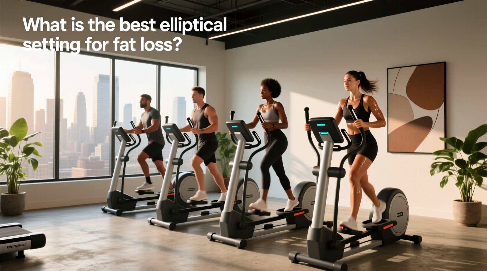 best elliptical settings for fat loss