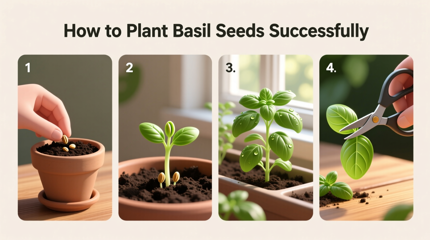 How to Plant Basil Seeds Successfully