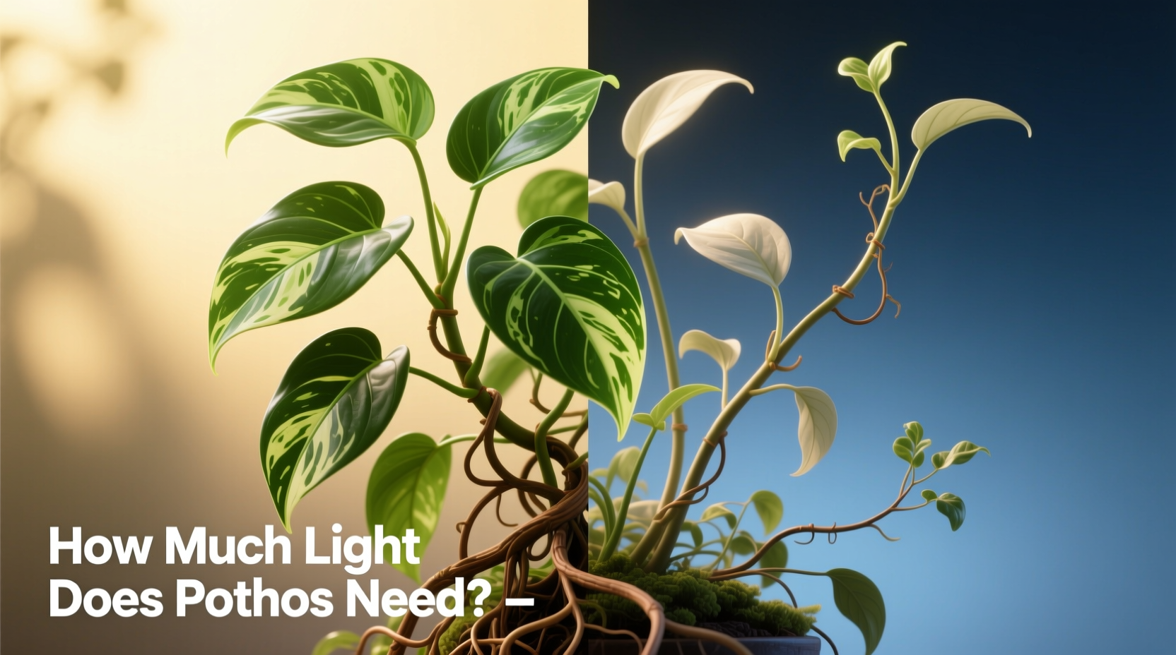 how much light does pothos need