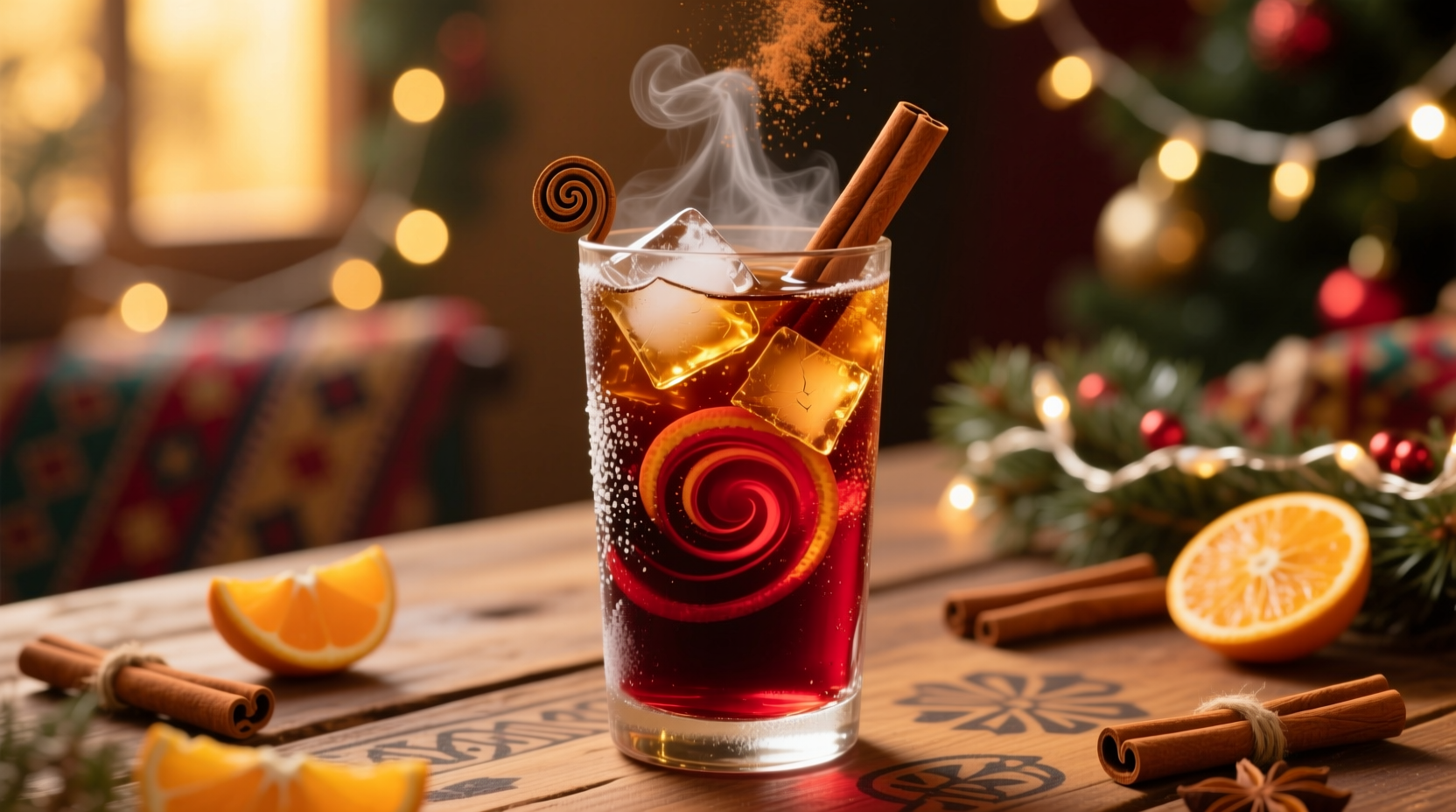 make a festive kalimotxo with cinnamon coke