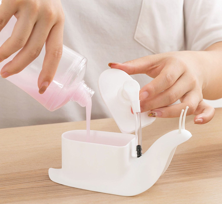 蜗牛形洗手液瓶子空pp洗手液塑料瓶分配泵 - buy hand sanitizer
