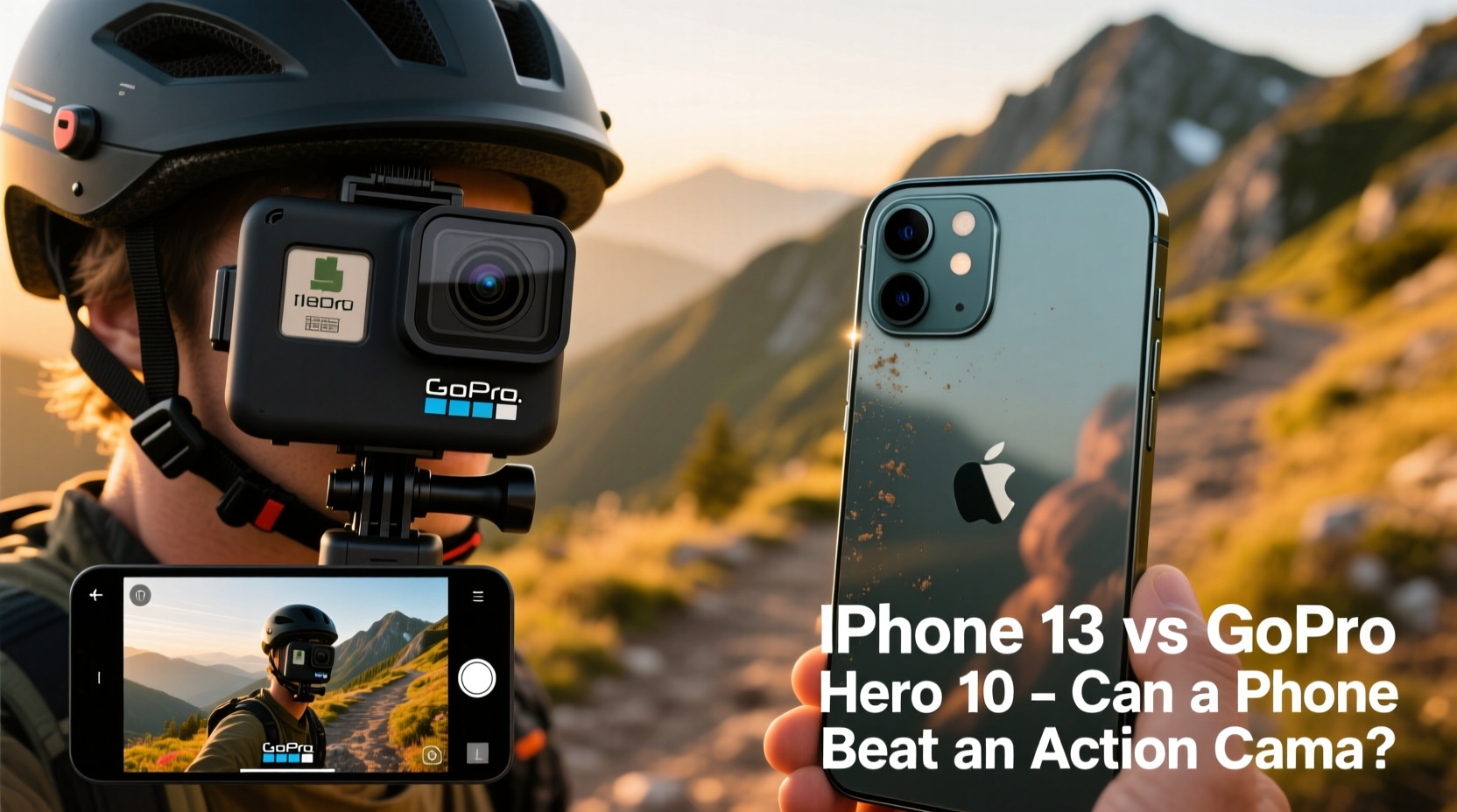 gopro hero 10 vs iphone 13 camera can a phone really beat an action cam