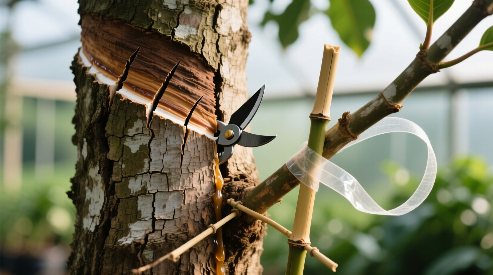 Rubber Tree Training: Sculptural Shaping Without Stress