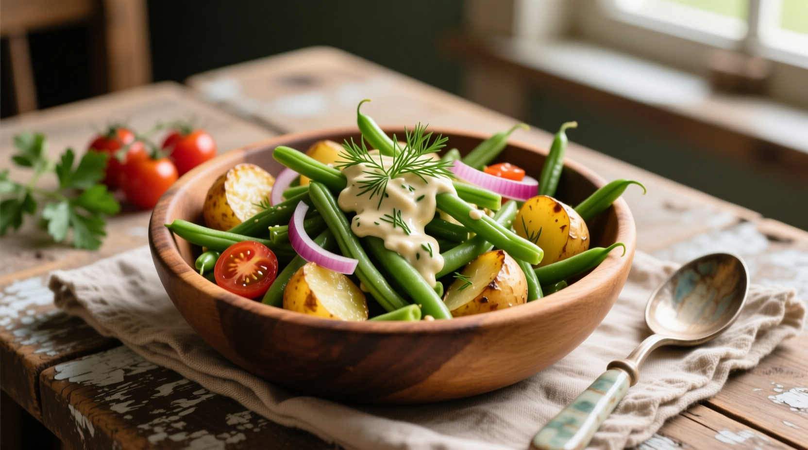 string bean potato salad