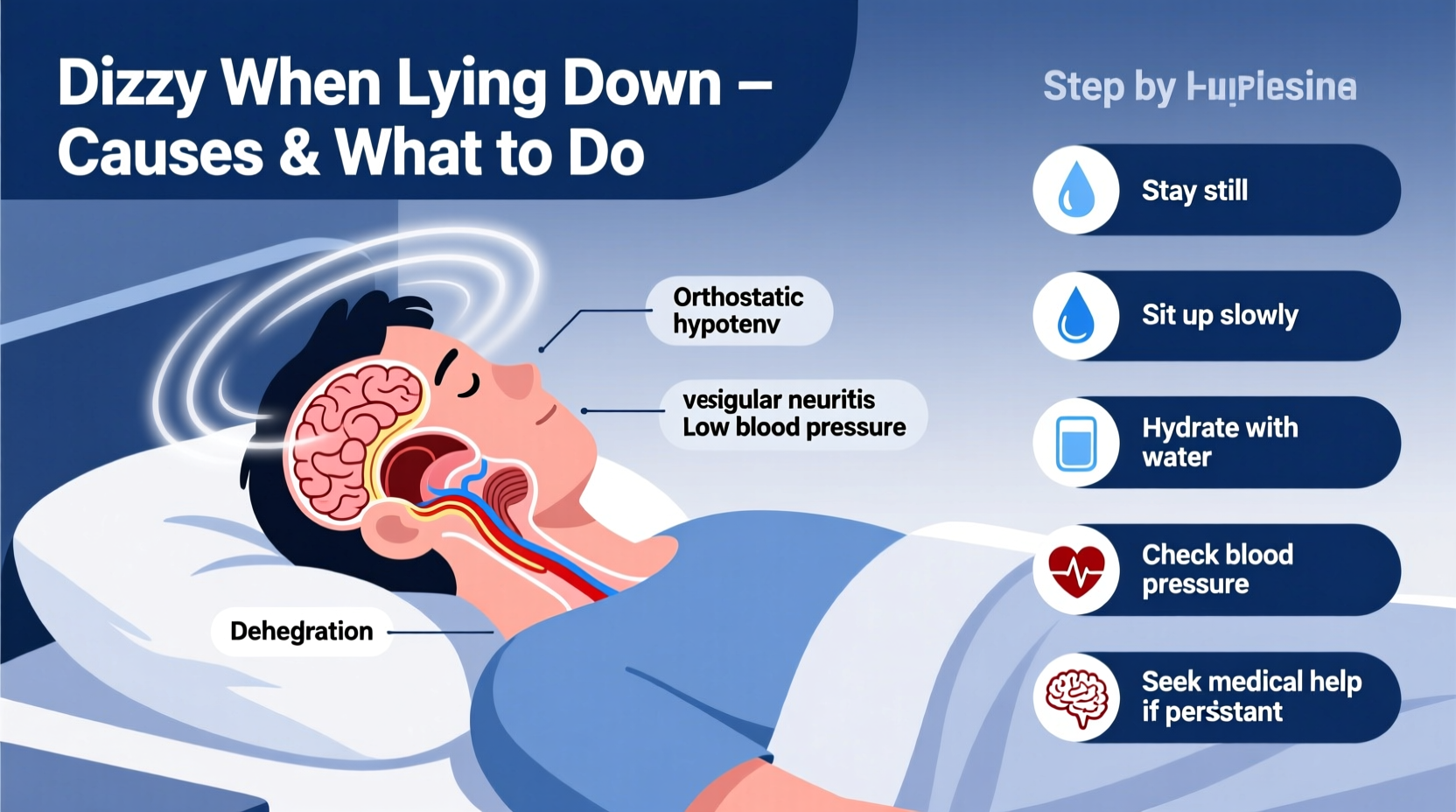 dizzy when lying down understanding the causes and what to do 3