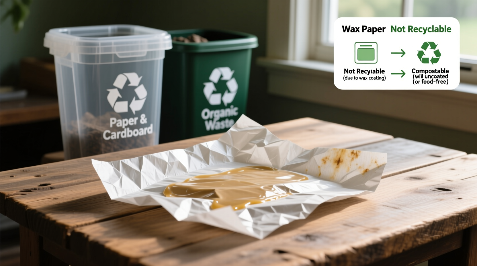 can wax paper be recycled