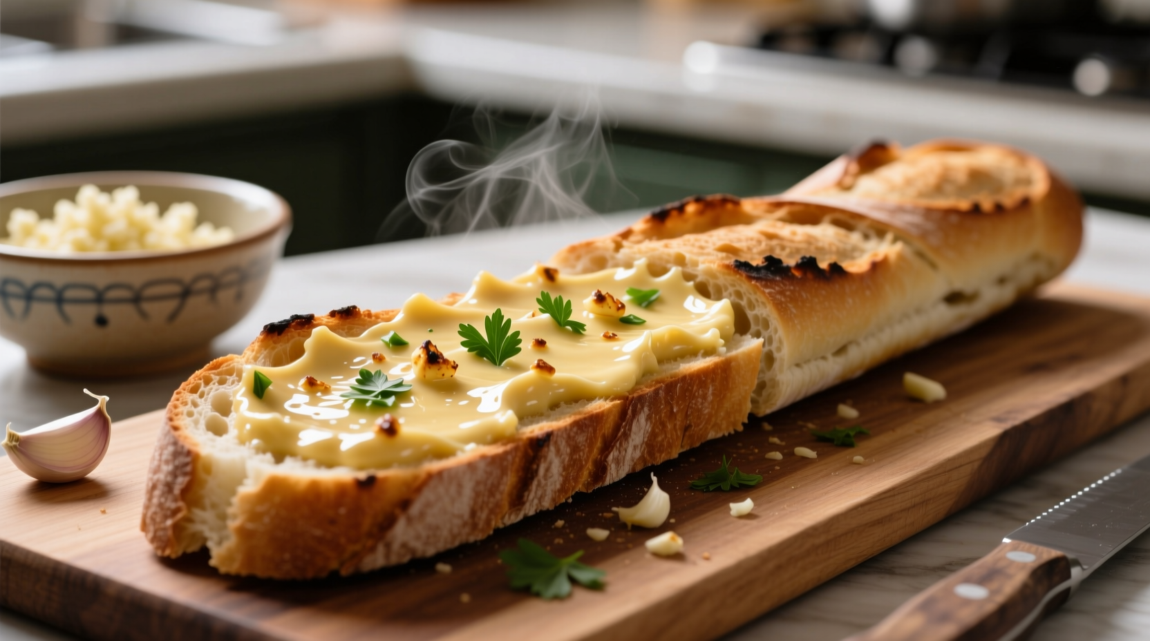spread for garlic bread