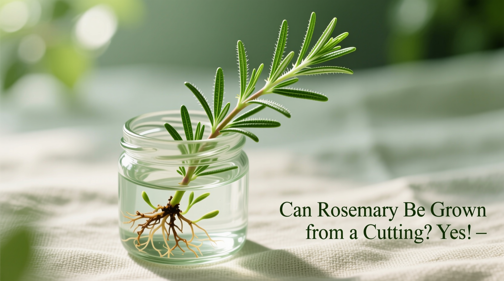 can rosemary be grown from a cutting