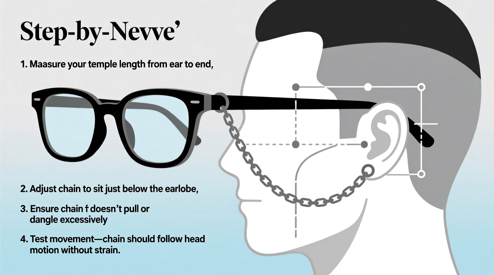 mastering eyeglass chain length simple steps to adjust for comfort and style