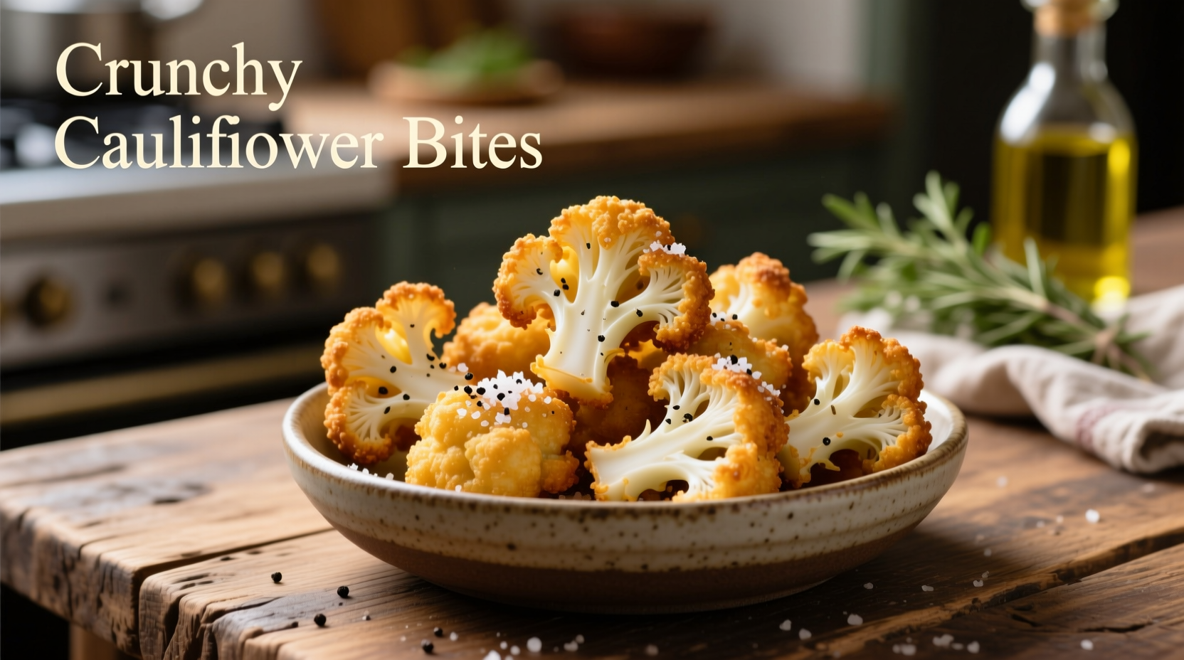 crunchy cauliflower bites