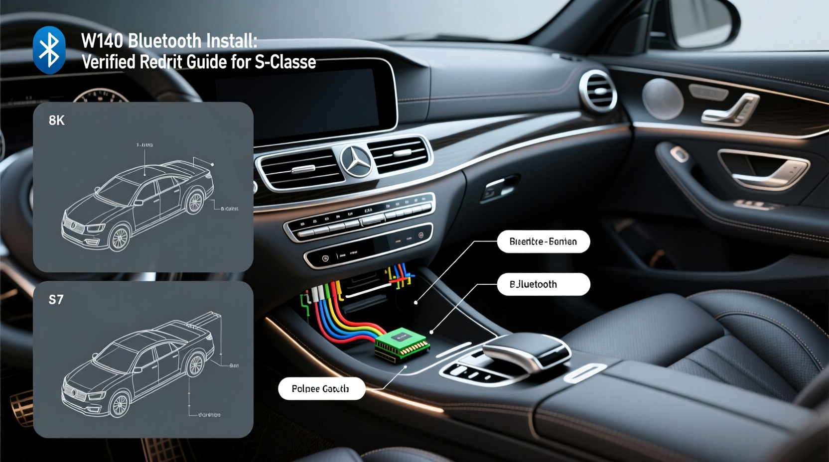 W140 Bluetooth Install: Verified Retrofit Guide for S-Class