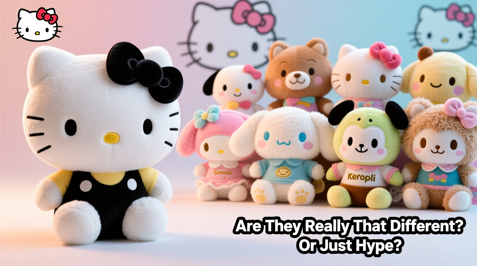 hello kitty plush vs sanrio plush are they really that different or is it just hype