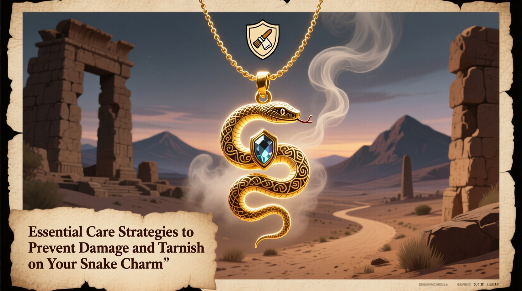 essential care strategies to prevent damage and tarnish on your snake charm
