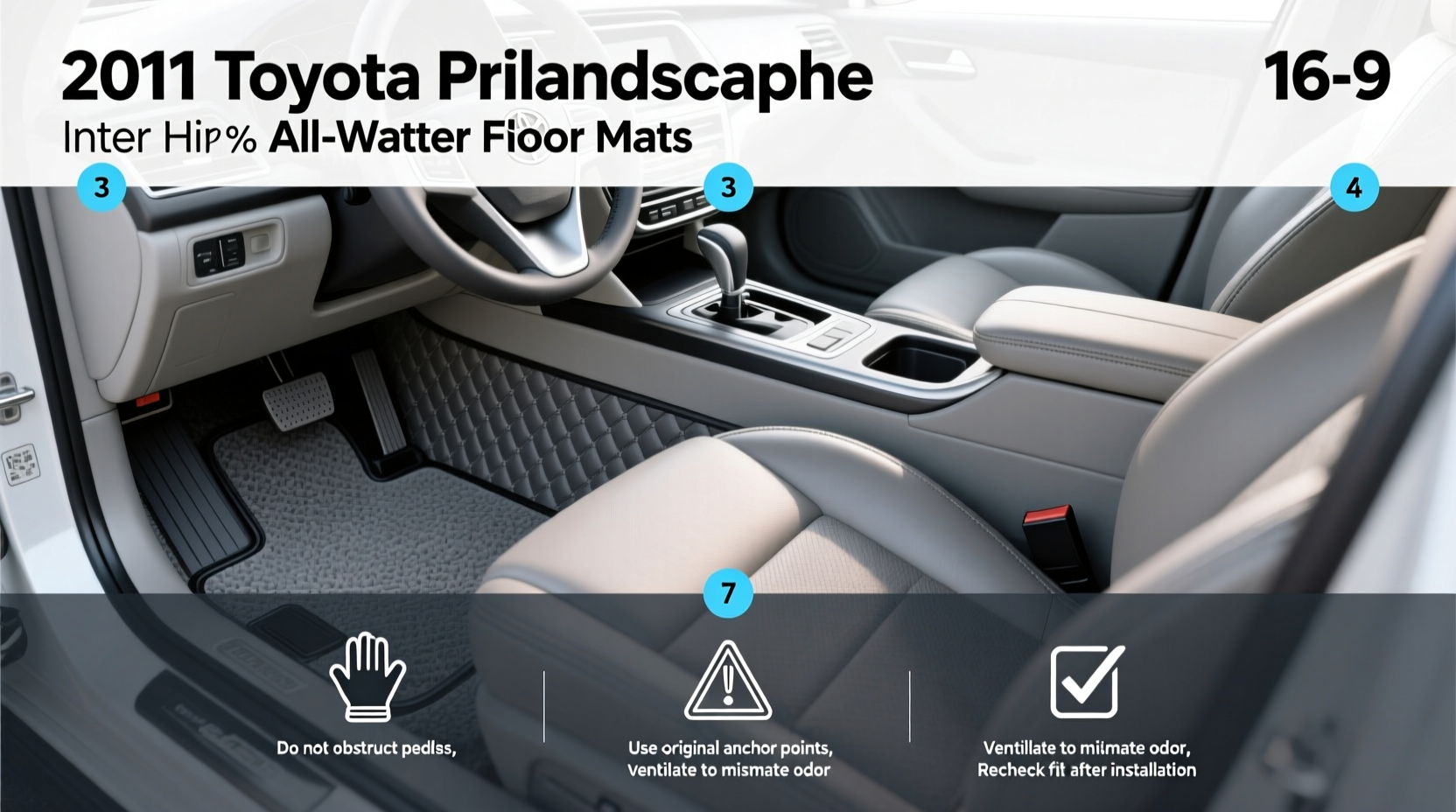 2011 prius all weather floor mats